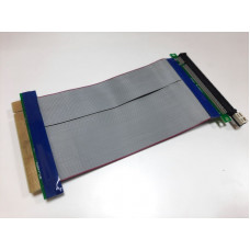 БУ Райзер PCI-e гнучкий, PCI-e x16, 17.5 см