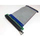 БУ Райзер PCI-e гнучкий, PCI-e x16, 17.5 см