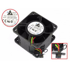 Used Case fan Delta AFC0612DE, 60x60x38mm (12v 1.8a 6pin)
