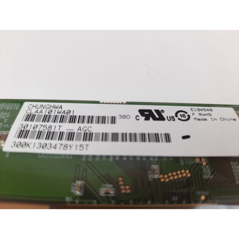 Used Matrix (display) 10.1" Chunghwa CLAA101WA01 (LED, TN, 1366x768, 40pin bottom right, matte)