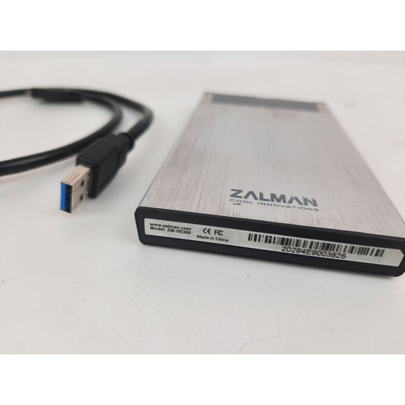 БУ Карман зовнішній Zalman ZM-VE300 2.5" HDD/SSD, USB 3.0, читання ISO образів, віртуальний привід