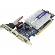 БУ Відеокарта Gigabyte GeForce 210 (1 ГБ, GDDR3, 64 біт, 520/1237 МГц, VGA, DVI, HDMI, GV-N210SL-1GI