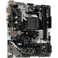 БУ Материнська плата sAM4, ASRock A320M-DVS R4.0 (2xDDR4, AMD A320, PCI-Ex16x1, VGA, DVI, microATX)