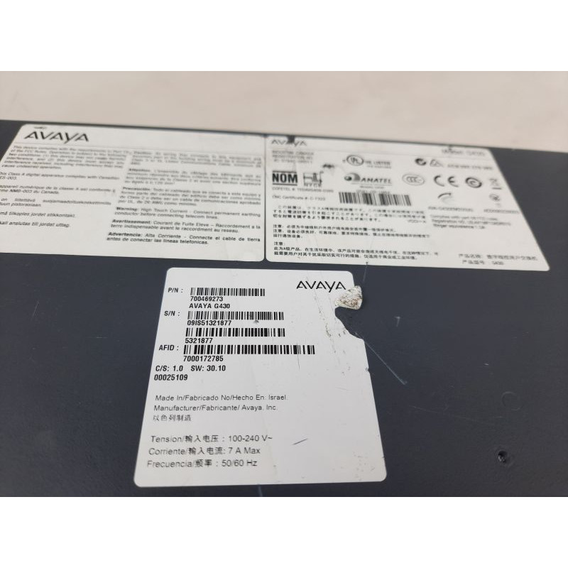 БУ VoIP-шлюз Avaya G430 Media Gateway, MM710B, MM711