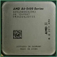 БУ Процесор sFM2 AMD A6-5400B, 3,6-3,8 МГц, 2-2 core, AMD Radeon HD7540D, 65W