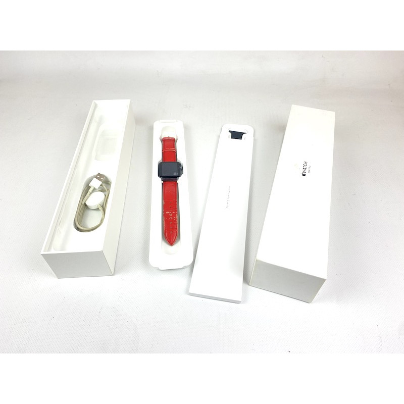 БУ Смарт-часы Apple Watch Series 3 42mm Space Gray Aluminum Black Sport Band (GPS)