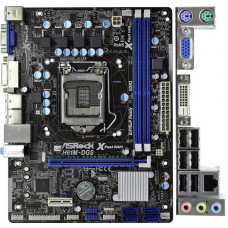 Used Motherboard s1155, ASRock H61M-DGS (2xDDR3, Intel H61, PCI-Ex16x1, VGA, DVI, microATX)