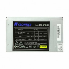 Used Power supply 400 W FRONTIER, 24+4 pin, video card power supply - No, 80 mm, ATX, FPS-GPB-400