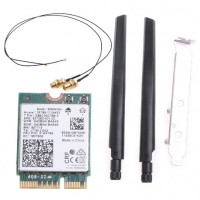 WIFI Модуль NGFF Intel Wireless-AC 9560 Kit (1.73 Гбит/с, 2.4/5 GHz, 802.11ac, BT 5.0) антенны