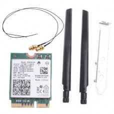 WIFI Модуль NGFF Intel Wireless-AC 9560 Kit (1.73 Гбит/с, 2.4/5 GHz, 802.11ac, BT 5.0) антенны
