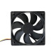 Used Fan (cooler) Cooler Master A9225-17BB-3BN-F (1200 rpm, 19.8 dB, 4pin, 90x90x25)