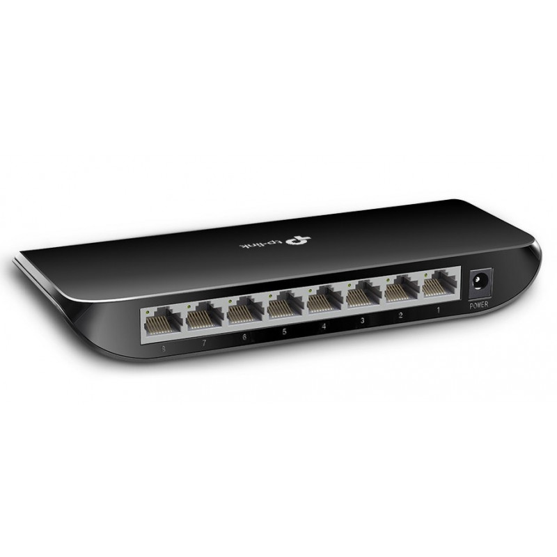 БУ Комутатор некерований TP-Link TL-SG1008D V10, 8 x Gigabit Ethernet (10/100/1000 Мбіт/с)