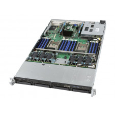 БУ Серверна платформа 1U Intel R1304WFTYS (4x3.5") CPU (s3647), RAM (DDR4), HDD, 1100W