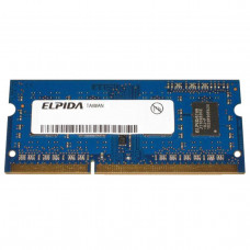 Used RAM 1 GB, DDR3, for laptops, Elpida (1066 MHz, 1.5 V, CL7, EBJ11UE6BBSO-AE-F)