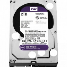 Used Hard drive 2 TB Western Digital (for PC, 3.5", 5400 rpm, 64 MB, SATAIII, WD20PURZ)