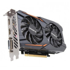 БУ Відеокарта Gigabyte GeForce GTX 1050 (3 ГБ, GDDR5, 96 біт, 1442/7008 МГц, DVI, HDMI, DPort, GV-N1