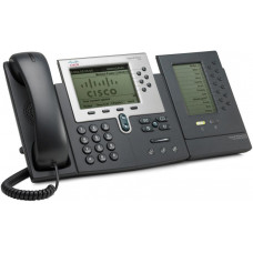 БУ IP-телефон Cisco 7962G з консоллю 7915, 2-порти 100mbps, PoE (CP-7841) без блоку живлення