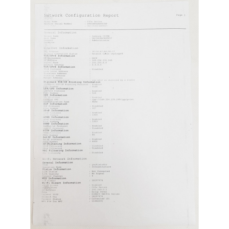 Canon MF6140DN MFP (A4, laser, black and white, USB, Ethernet, 370950 pages)