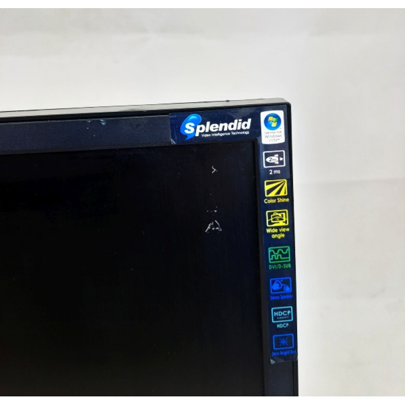 Уцінка! БУ Монітор 22" CCFL TN, ASUS MW221, 1680 x 1050, 2 мс, 16:9, VGA, DVI (подряпини)