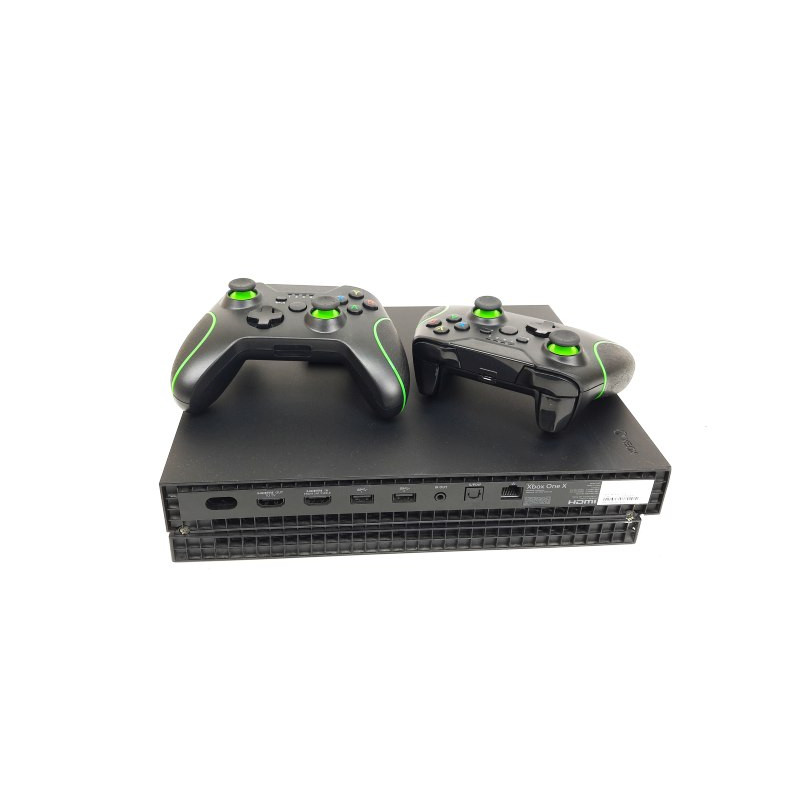 БУ Игровая приставка Microsoft Xbox ONE X 1TB (Model 1787) с двумя джойстиками (модель 1787) с двумя джойстиками