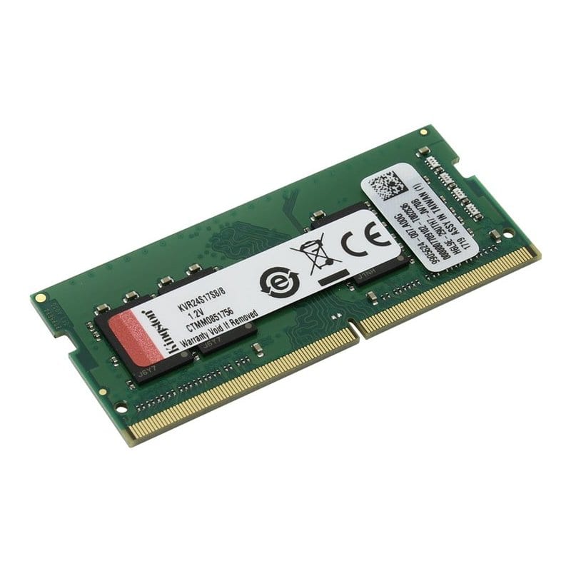 Used RAM 8 GB, DDR4, for laptops, Kingston (2400 MHz, 1.2 V, CL17, KVR24S17S8/8)