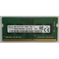 Used RAM 4 GB, DDR4, for laptops, SK hynix (2400 MHz, 1.2 V, CL17, HMA851S6CJR6N-UH)