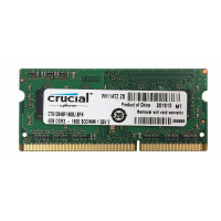 БУ Оперативна пам`ять 4 ГБ, DDR3L, для ноутбуків, Crucial (1600 МГц, 1.35 В, CL11, CT51264BF160BJ.8F