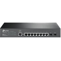 БУ Комутатор керований TP-Link T2500G-10TS, Layer 2, 8x Gigabit, 2x SFP, metal case (T2500G-10TS)