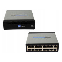 Used Switch unmanaged Linksys (Cisco), 16 x 100 Mbit (SD216)