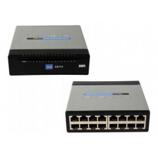 Used Switch unmanaged Linksys (Cisco), 16 x 100 Mbit (SD216)