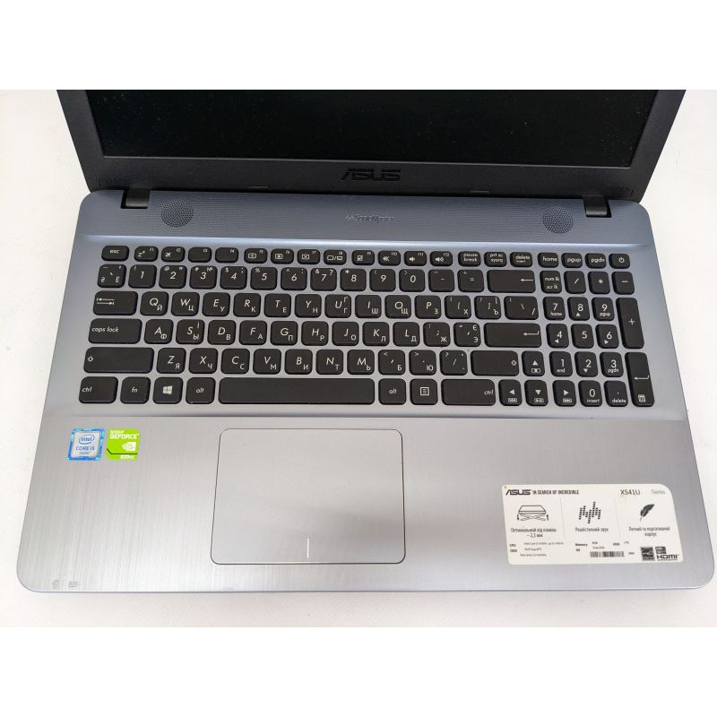 Laptop 15.6" Asus VivoBook Max X541UV, i5-6200U (2.3 GHz) 8GB DDR4, GeForce 920MX, 1TB HDD