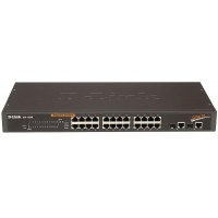 БУ Комутатор керований D-Link DES-1226G Smart, 24 x 100 mbit, 2 x Gigabit/SFP combo