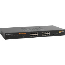 БУ Комутатор керований D-Link DGS-1216T C1, Smart, 14 x Gigabit, 2 x Gigabit/SFP combo
