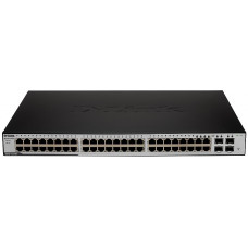 БУ Комутатор керований D-Link DGS-1248T, Smart, 44 x Gigabit, 4 x Gigabit/SFP combo