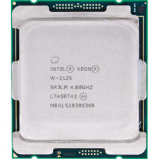 БУ Процесор s2066 Intel Xeon W-2125, 4-4,5 МГц, 4-8 core, Ні, 120W