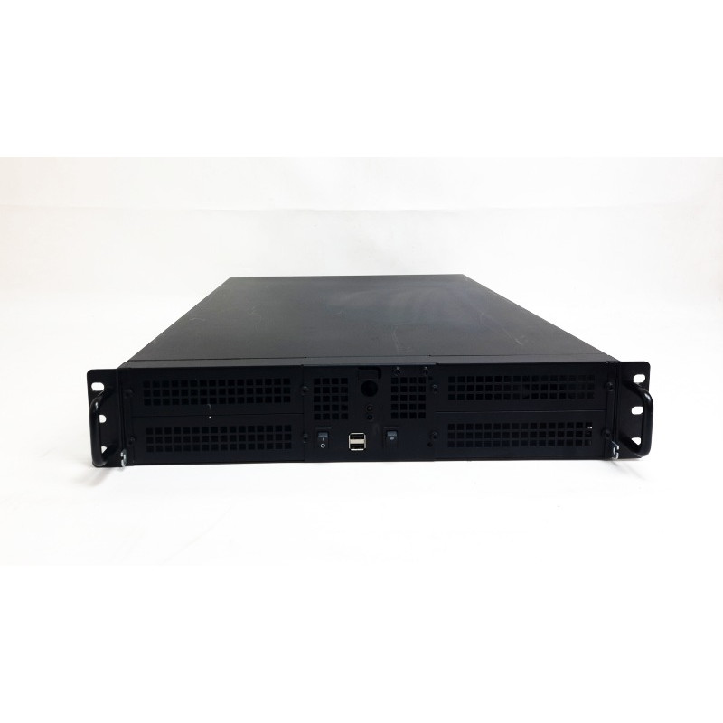 Used Case for server 2U Chieftec UNC-210, 573x482x89mm, ATX, 3x80mm, without PSU