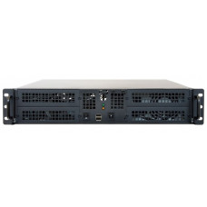 Used Case for server 2U Chieftec UNC-210, 573x482x89mm, ATX, 3x80mm, without PSU