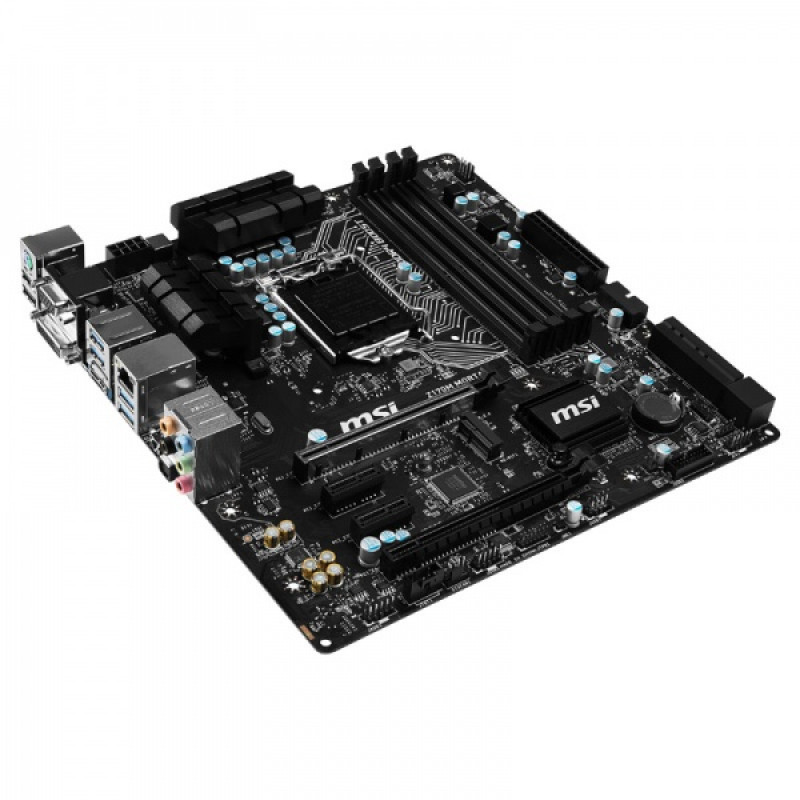 БУ Материнська плата s1151, MSI Z170M MORTAR (4xDDR4, Intel Z170, PCI-Ex16x2, VGA, DVI, HDMI)