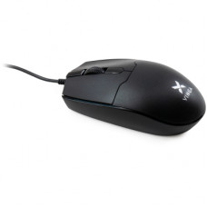 Wired mouse Vinga MS-100 black, USB, 1000dpi (116.5x62x38 mm)