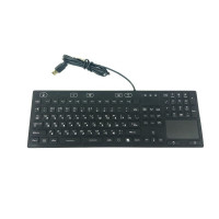БУ Промислова IP68 захищена клавіатура X-KEY X-TP114SD із силікону із сенсорною панеллю