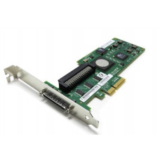 Used RAID controller LSI LSI20320IE, Ultra320 SCSI, PCI-e x4, 6GB/S, 1x HD 68-pin, 1x VHDCI 68-pin