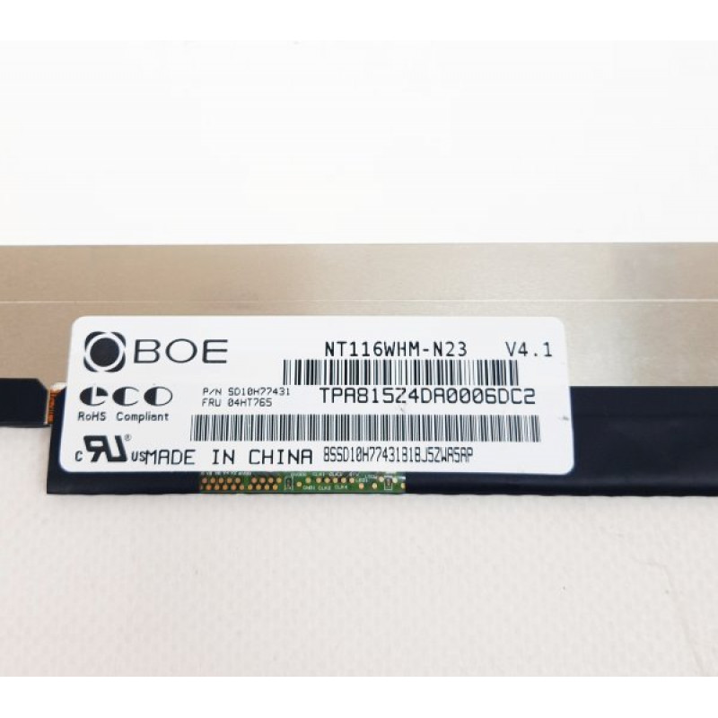 БУ Матриця (дисплей) 11.6" BOE NT116WHM-N23 (LED, 1366 * 768, 30pin, справа внизу, глянцева)