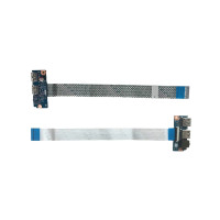 БУ Плата з роз`ємами USB Jack для ноутбука Lenovo IdeaPad 300-17ISK (NS-A493)