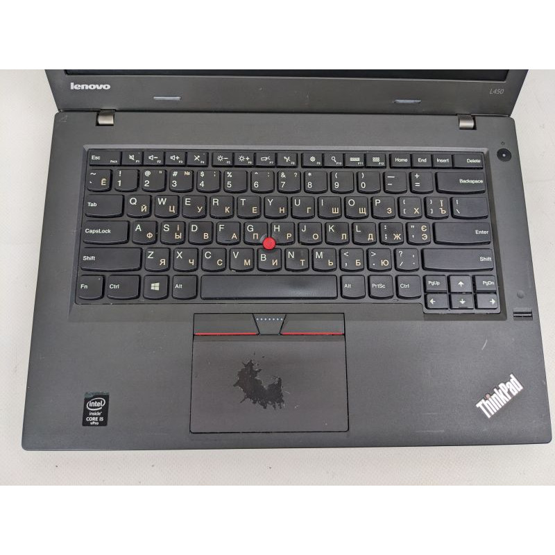 БУ Ноутбук 14" Lenovo ThinkPad L450, Core i5-5300U (2.3 ГГц) 8GB DDR3, 120Gb SSD