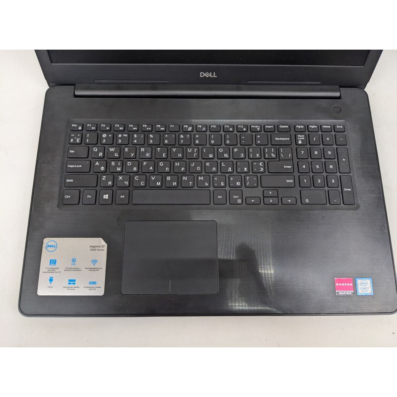 Used Laptop 17.3" Dell Inspiron 5770, Core i7-8550U (1.8 GHz) 16GB DDR4, Radeon 530 4Gb, 120GB SSD