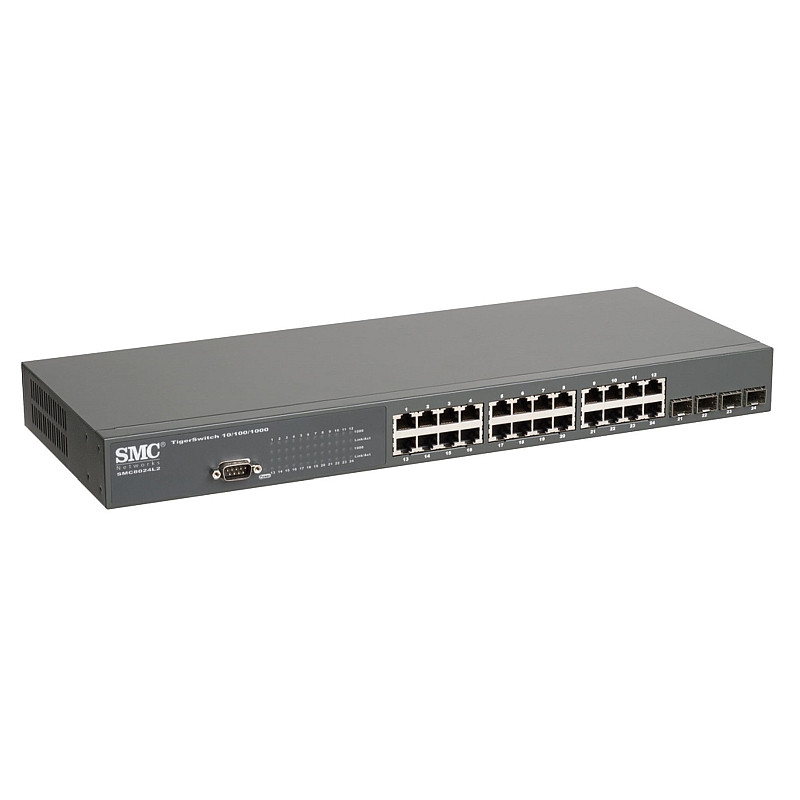 БУ Комутатор керований Edge-core SMC8024L2, 24xGbit, 4xSFP