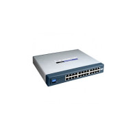 Used Switch unmanaged Linksys (Cisco), 24 x 100 Mbit (SR224)