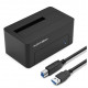 Used Docking station Indmem K308, SAS HDD SSD, USB 3.0