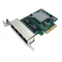 Used Network card Supermicro AOC-SGP-i4 (Intel I350-T4, PCIe x4, 4 x Gigabit)