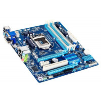 Used Motherboard s1155, Gigabyte GA-H77M-D3H (4xDDR3, Intel H77, PCI-Ex16x2, VGA, DVI, HDMI, mic